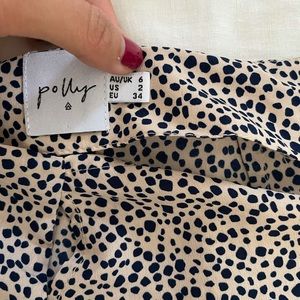 princess polly cheetah midi wrap skirt